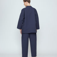 Spring Wrap Coat - SS26 - Navy
