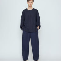 Lantern Shirt Jacket - SS26 - Navy Black