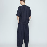 Panel Pockets Shortsleeves - SS26 - Navy Black