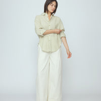 Striped Dolman Shirt - SS26 - Mustard Stripes