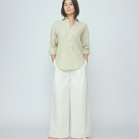 Striped Dolman Shirt - SS26 - Mustard Stripes