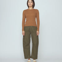 Ribbed Long Sleeves - SS26 - Rust