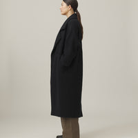 Signature Oversized Wool Coat - Black