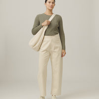 Signature Carry-All Commuter - Brushed Canvas Edition - Off-White