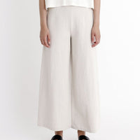Signature Wide-Legged Trouser - Canvas Edition - Oatmeal