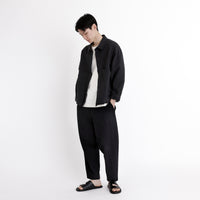 Signature Panel Pockets Shirt Jacket - Black