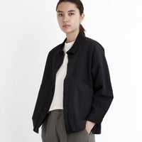 Signature Panel Pockets Shirt Jacket - Black