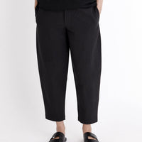 Signature Elastic Pull-Up Trouser - Canvas Edition - Black