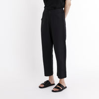 Signature Curve Legged Trouser - Black