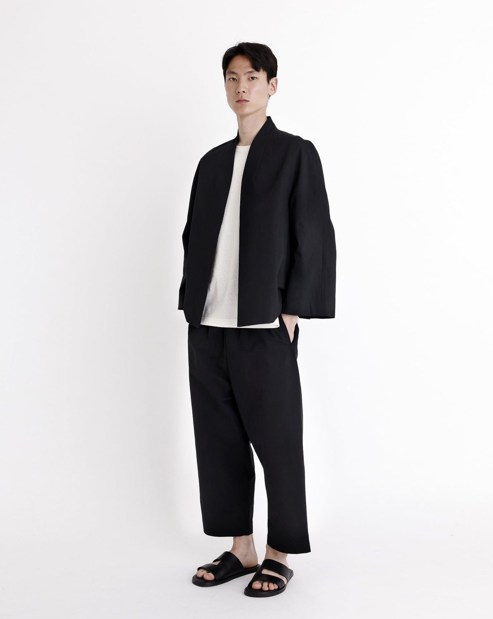 THE DECONSTRUCTED TROUSERS - BLACK - COS