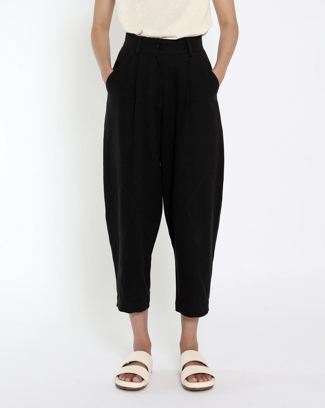 Signature Lantern Trouser - Black