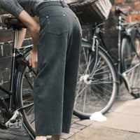 Curve Legged Work Trouser - FW25 - Washed Black