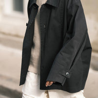 Cuffed Short Coat - SS24 - Black