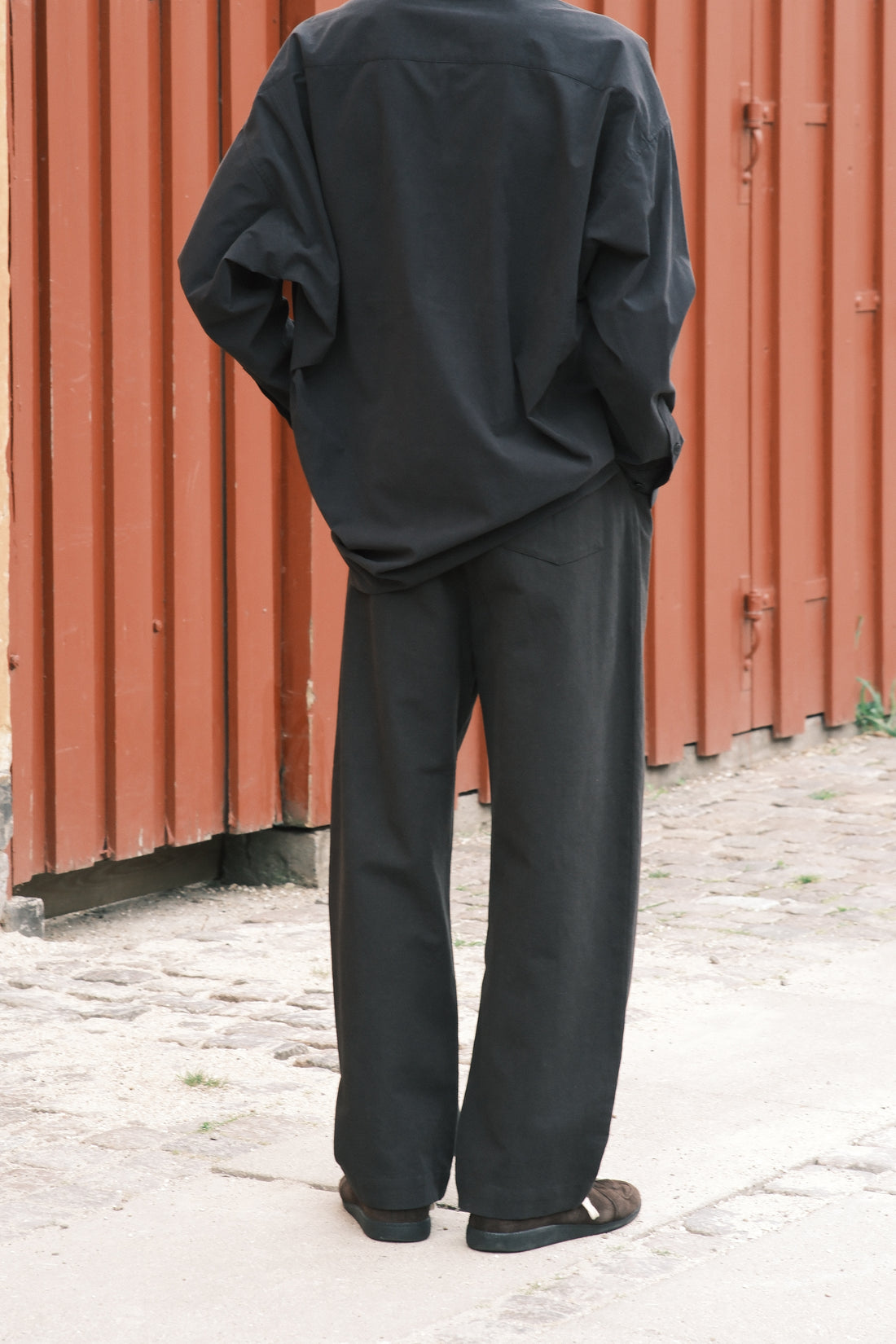 Signature Curve Legged Trouser - Canvas Edition - Black