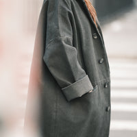 Oversized Blazer Coat - FW25 - Washed Black