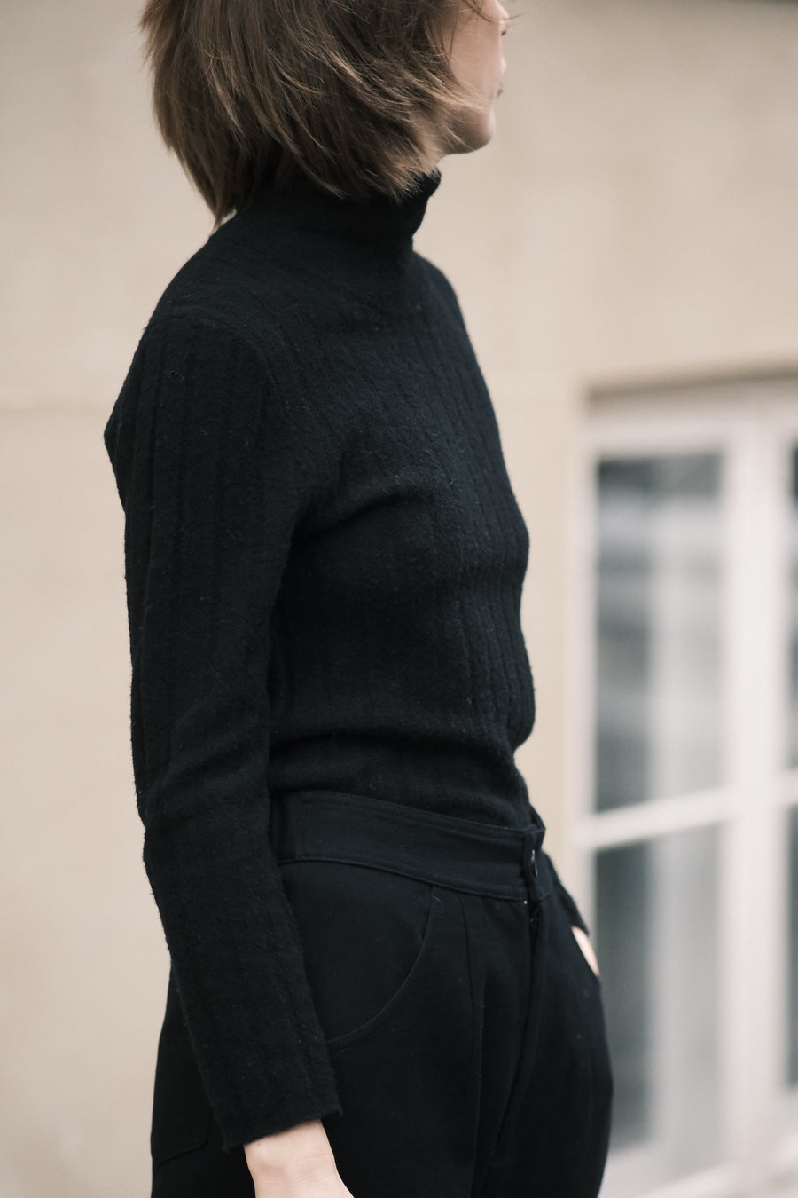 Roll-Neck Longsleeves - FW25 - Black