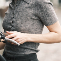 Collared Short Sleeves - FW25 - Heathered Gray