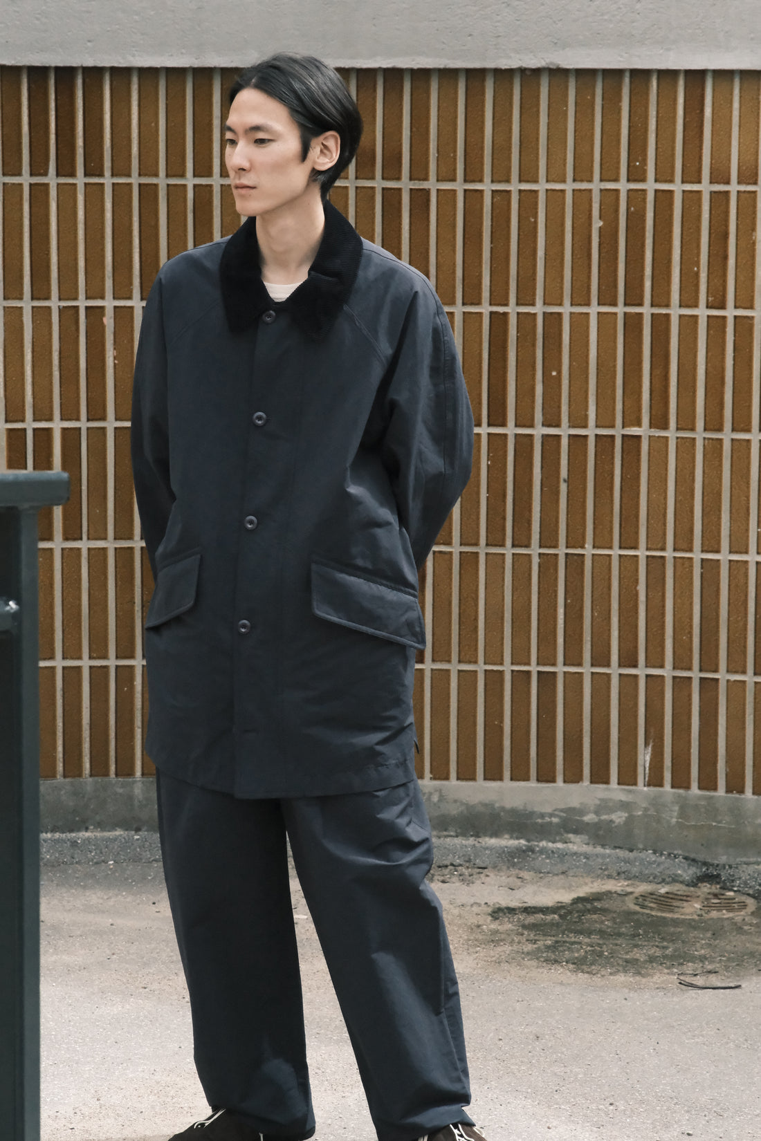 Mid-Length Duster - SS26 - Navy