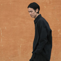 Signature Cocoon Dress Shirt - Black