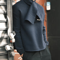Boiled Wool Keepsake Jumper - FW25 - Navy