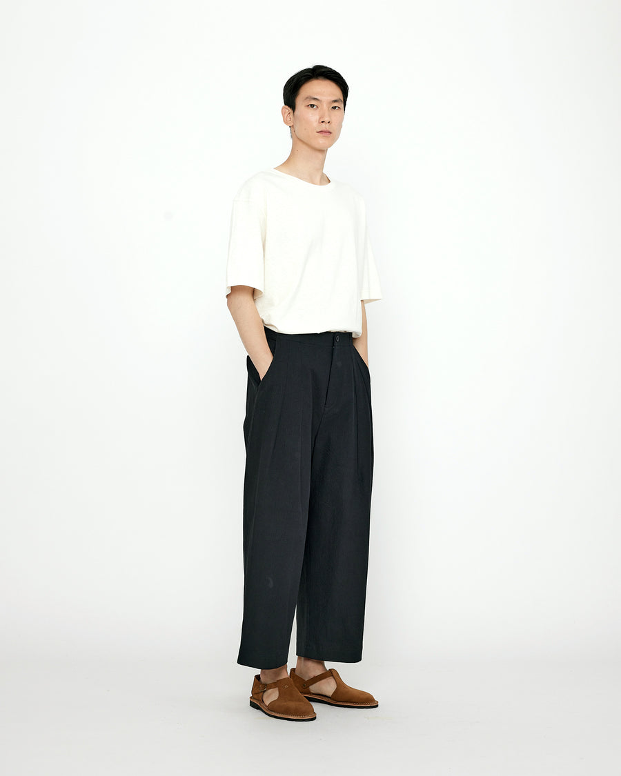 Pleated Trouser - Black Stripe Edition - SS24