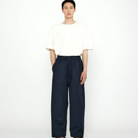 Elastic Straight-Legged Trouser - SS24 - Navy