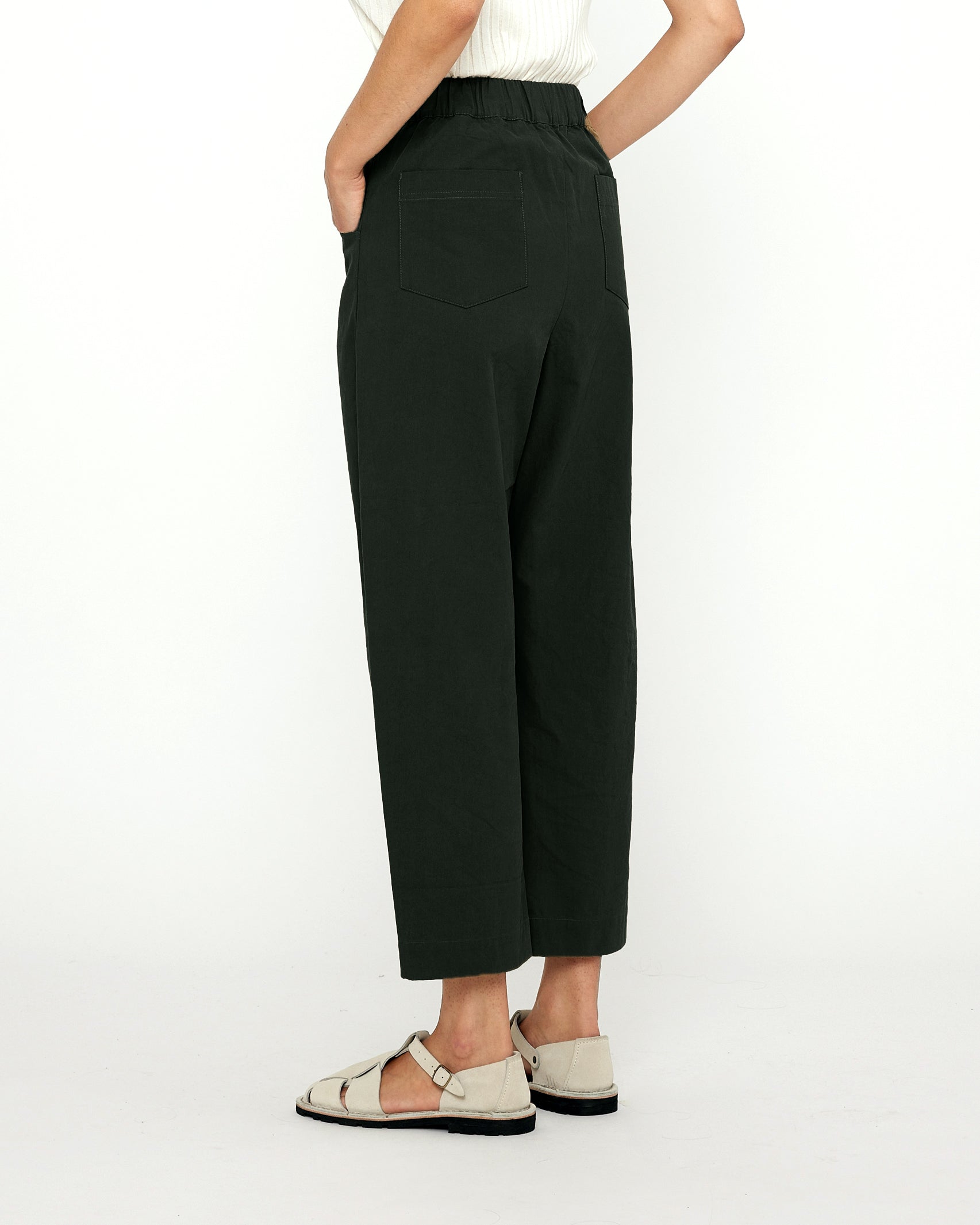 Signature Curve Legged Trouser - Cotton Edition - Black
