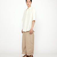 Papery Oversized Men's Short Sleeves - SS24 - Off-White