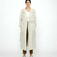 Long Rain Trench - SS24 - Light Gray