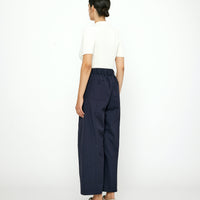 Elastic Straight-Legged Trouser - SS24 - Navy