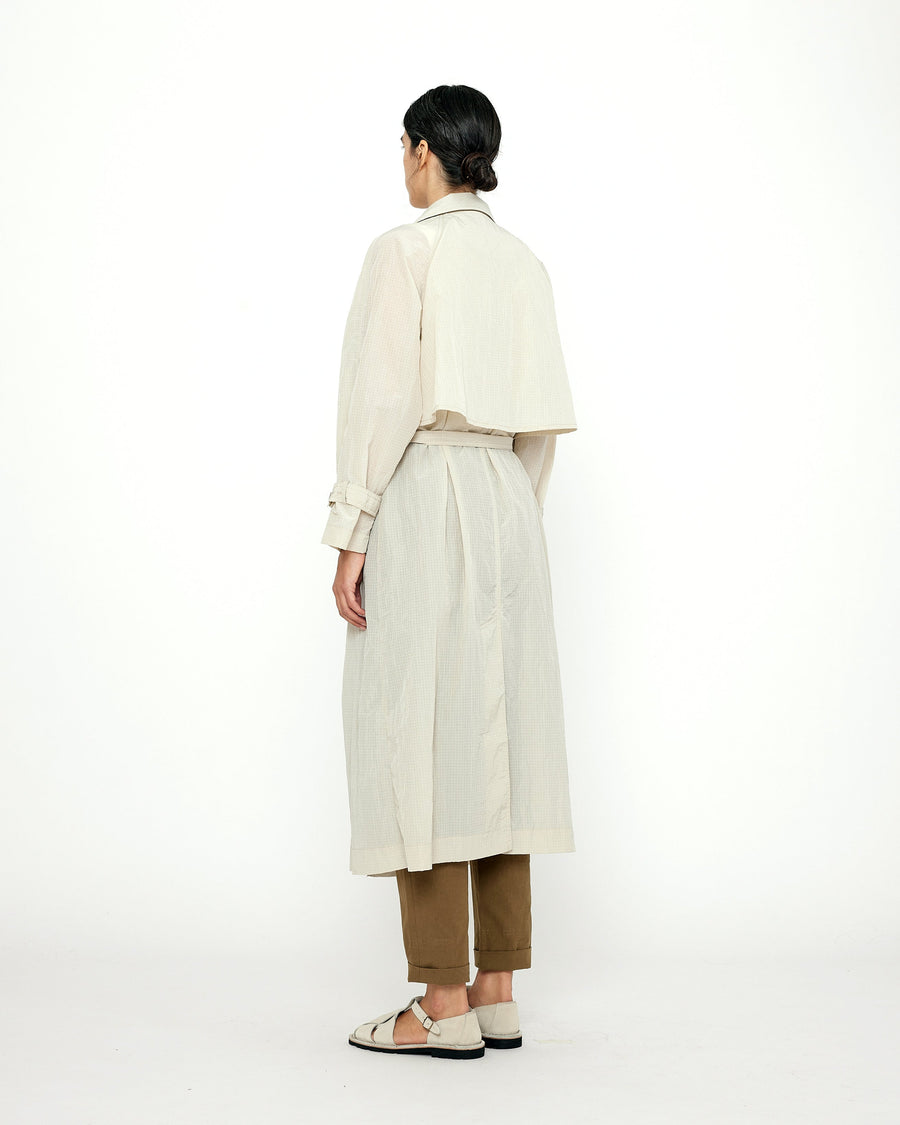 Long Rain Trench - SS24 - Light Gray