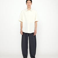 Papery Oversized Men's Short Sleeves - SS24 - Off-White