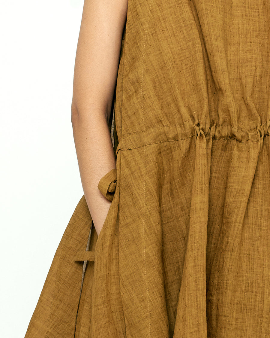 Layered Summer Dress - SS24 - Mustard