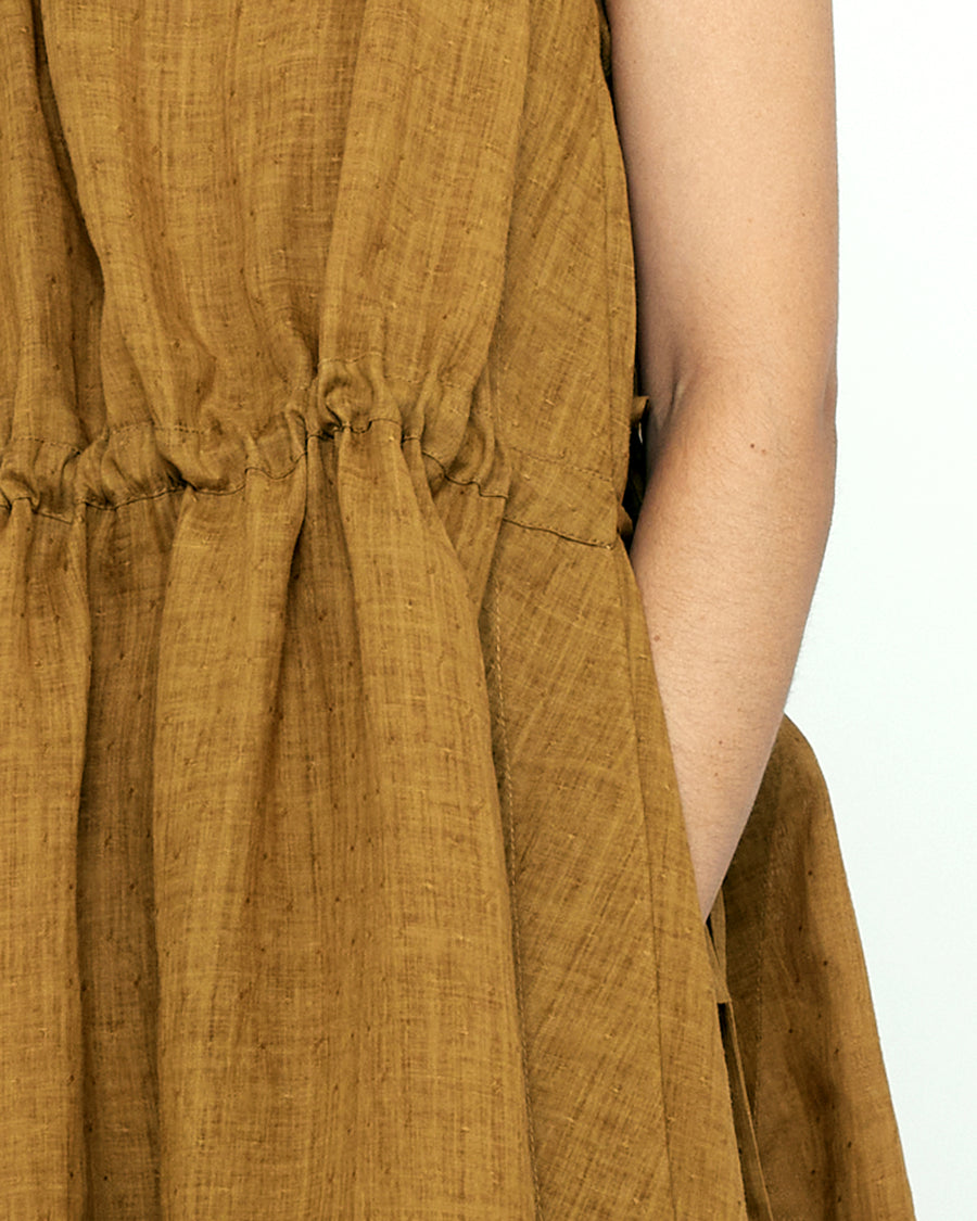 Layered Summer Dress - SS24 - Mustard