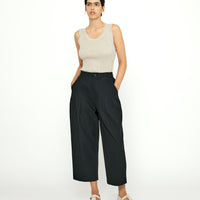 Linen Scoop Neck Knit Tank - SS24 - Color Options