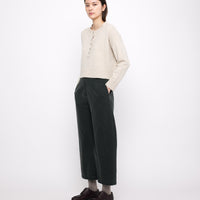 Relaxed Cropped Pull-Over - FW24 - Dove