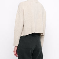 Relaxed Cropped Pull-Over - FW24 - Dove