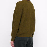 Signature Yak Poet Sweater - Kelp