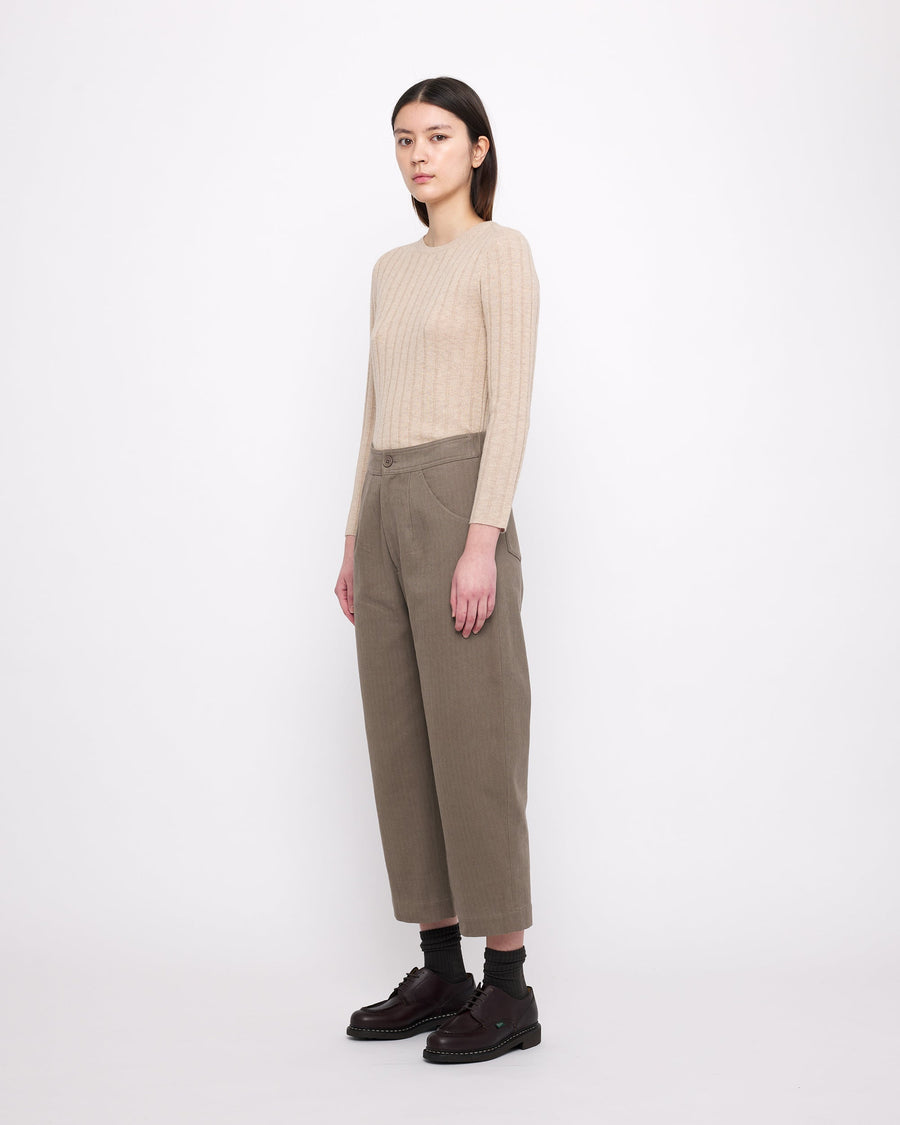 Signature Curve Legged Trouser - Heavy Canvas Edition - Umber