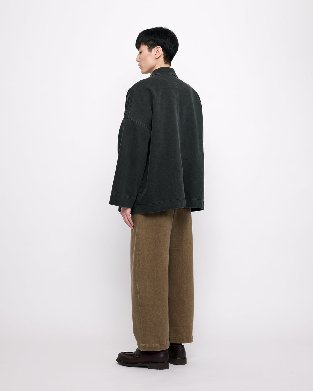 Sand-Washed Blazer Coat - FW24 - Washed Black