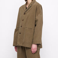 Sand-Washed Blazer Coat - FW24 - Washed Walnut