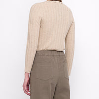 Yak Ribbed Long Sleeves - FW24 - Desert Sand