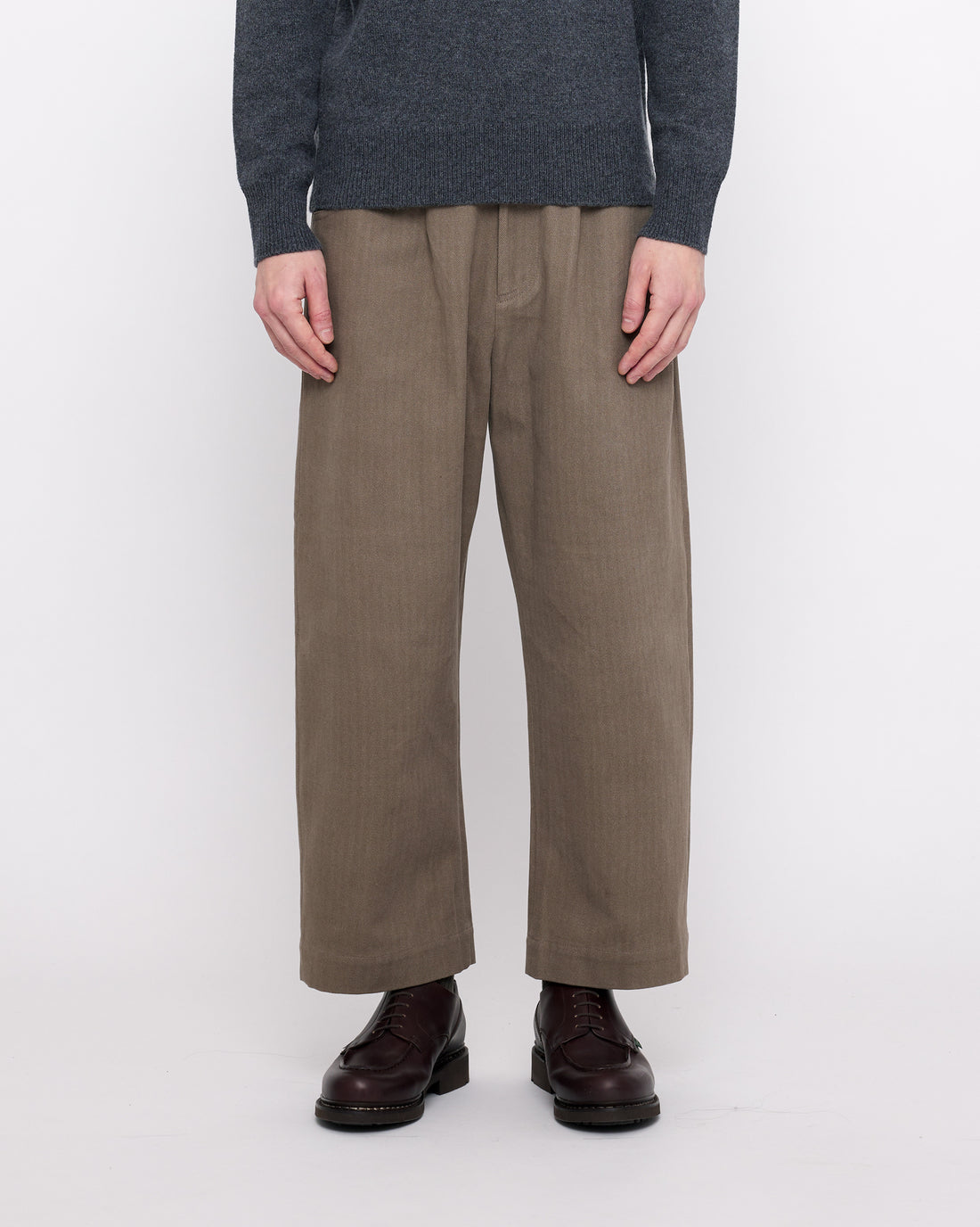 Signature Curve Legged Trouser - Heavy Canvas Edition - Umber