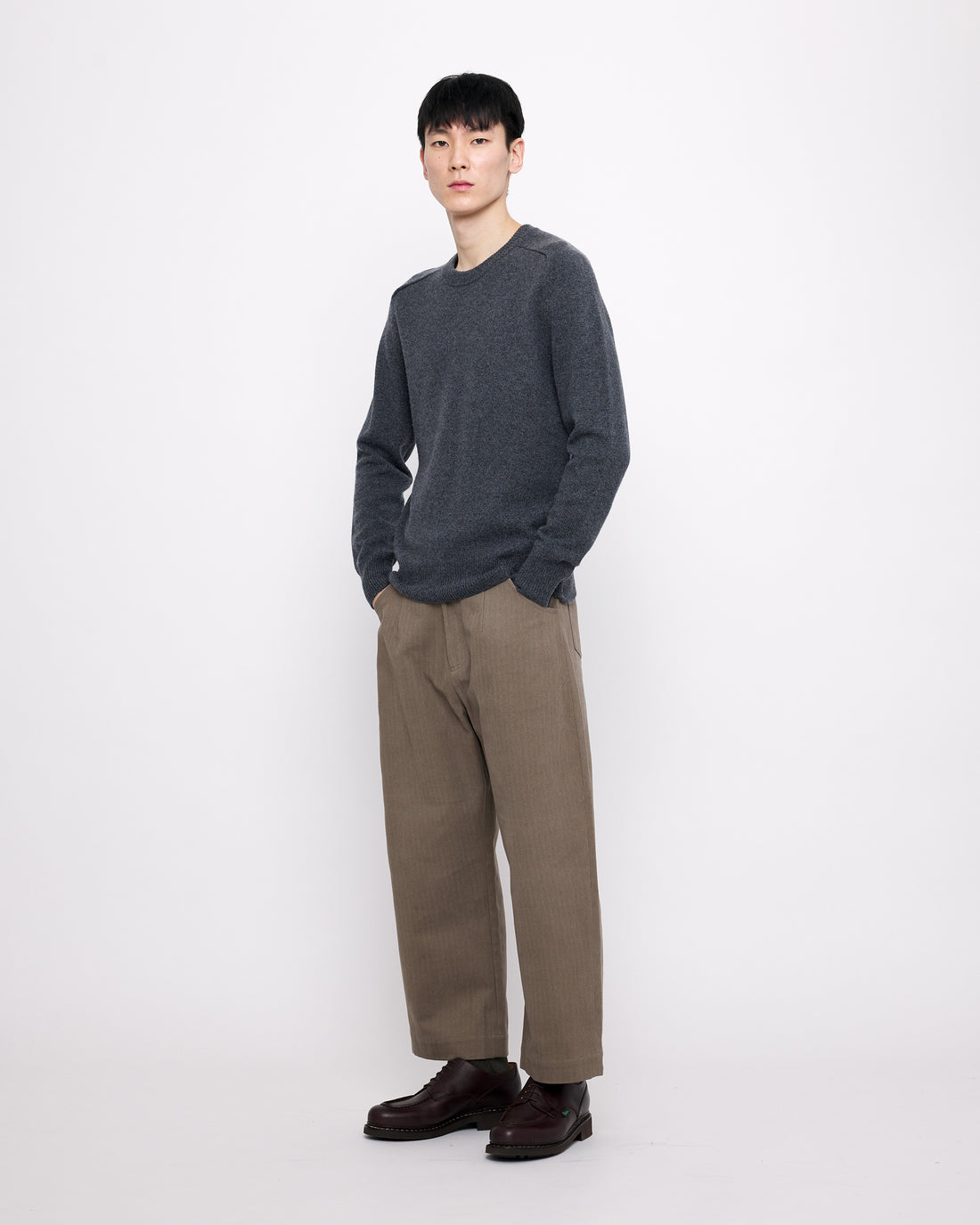 Signature Curve Legged Trouser - Heavy Canvas Edition - Umber