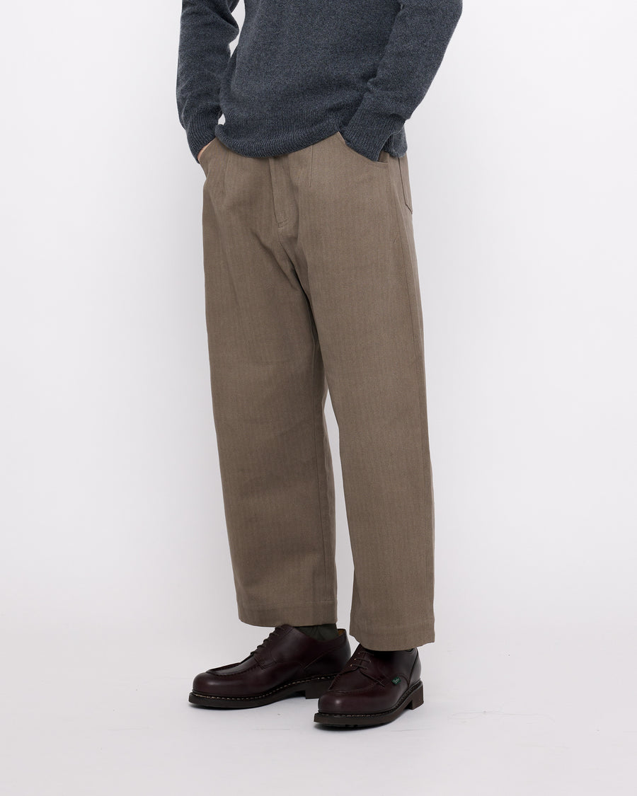 Signature Curve Legged Trouser - Heavy Canvas Edition - Umber