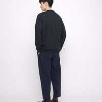 Signature Elastic Pull-Up Trouser - Heavy Canvas Edition - Navy