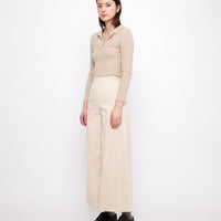 Yak V-Neck Long Sleeves - FW24 - Desert Sand