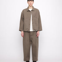 Signature Panel Pockets Shirt Jacket - Heavy Canvas Edition - Umber