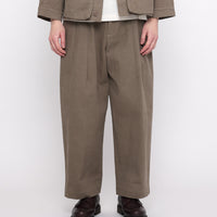 Signature Pleated Trouser - Heavy Canvas Edition - Umber