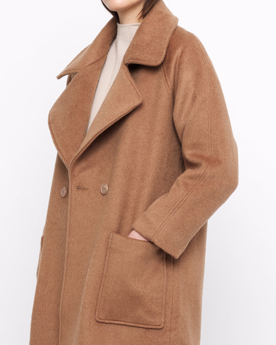 Classic Wool Coat FW24 Camel 7115 by Szeki Copenhagen